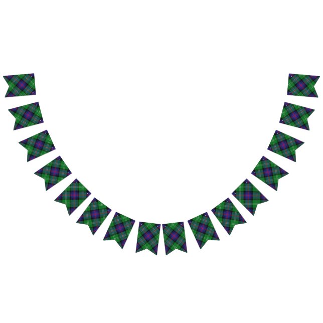 Scottish Clan Sutherland Tartan Bunting (All)