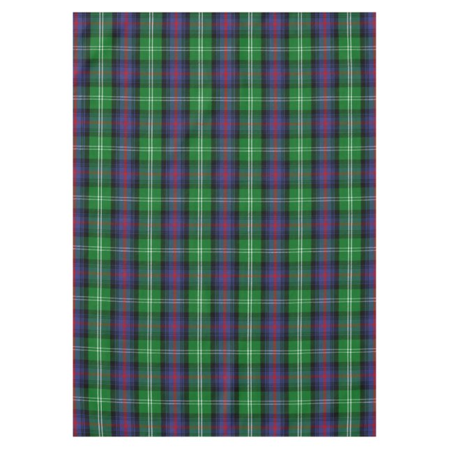 Scottish Clan Sutherland Tartan Plaid Tablecloth (Front)
