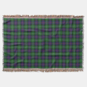 Scottish Clan Sutherland Tartan Throw Blanket