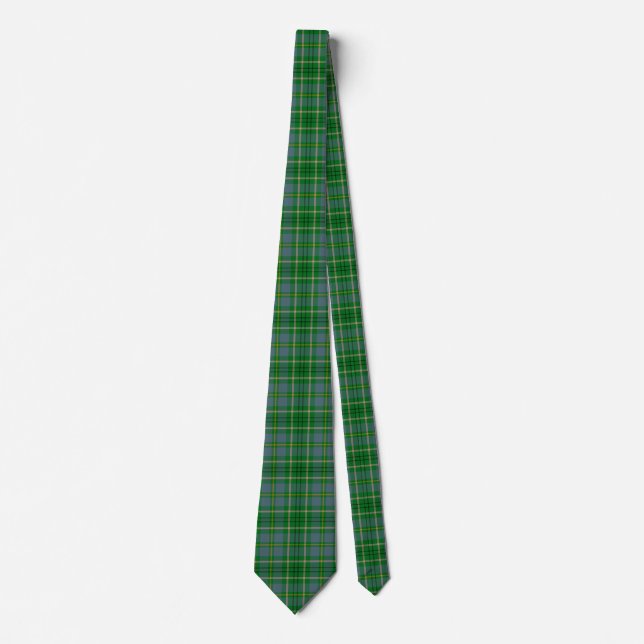Scottish Clan Taylor Tartan Plaid Tie (Front)
