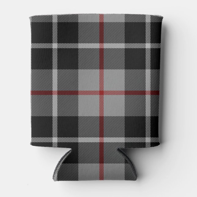 Scottish Clan Thompson Tartan Plaid Can Cooler (Front)
