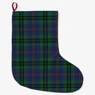 Scottish Clan Walker Tartan Plaid Large Christmas Stocking