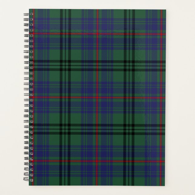 Scottish Clan Walker Tartan Plaid Planner (Front)