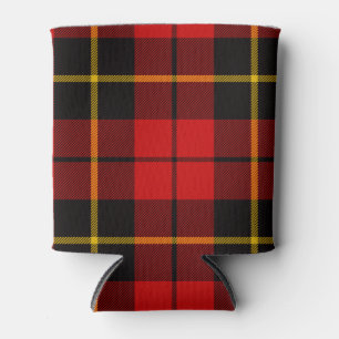 Scottish Clan Wallace Tartan Plaid Can Cooler