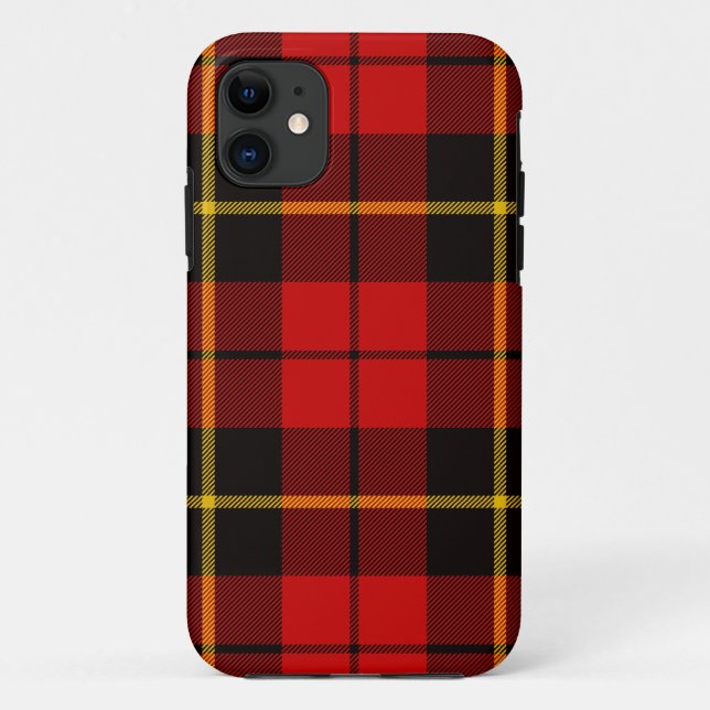 Scottish Clan Wallace Tartan Plaid Case-Mate iPhone Case (Back)
