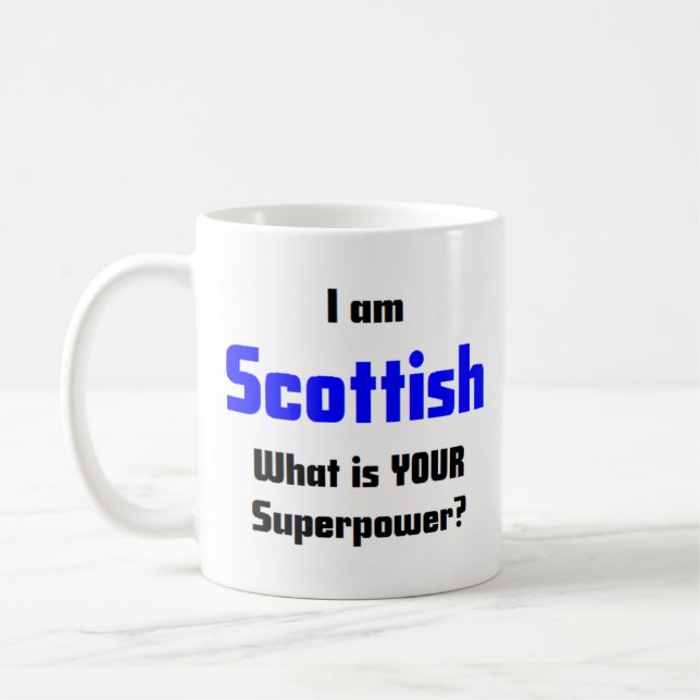 scottish coffee mug (Left)