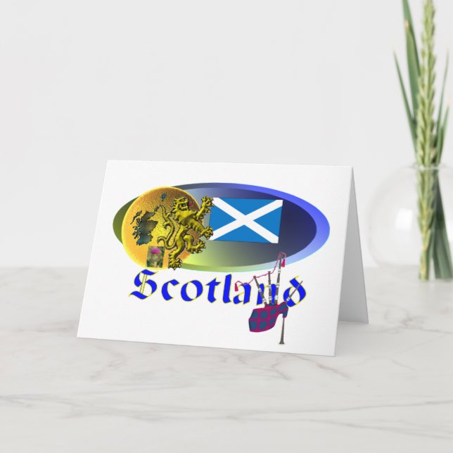 Scottish Collage Card (Front)