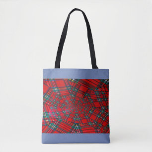 SCOTTISH COLOURED VORTEX TOTE BAG