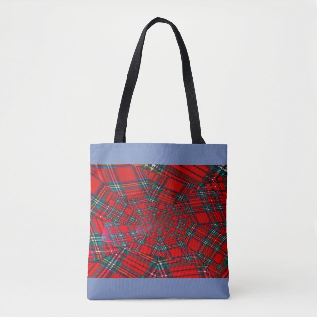 SCOTTISH  COLOURED  VORTEX  TOTE BAG (Front)