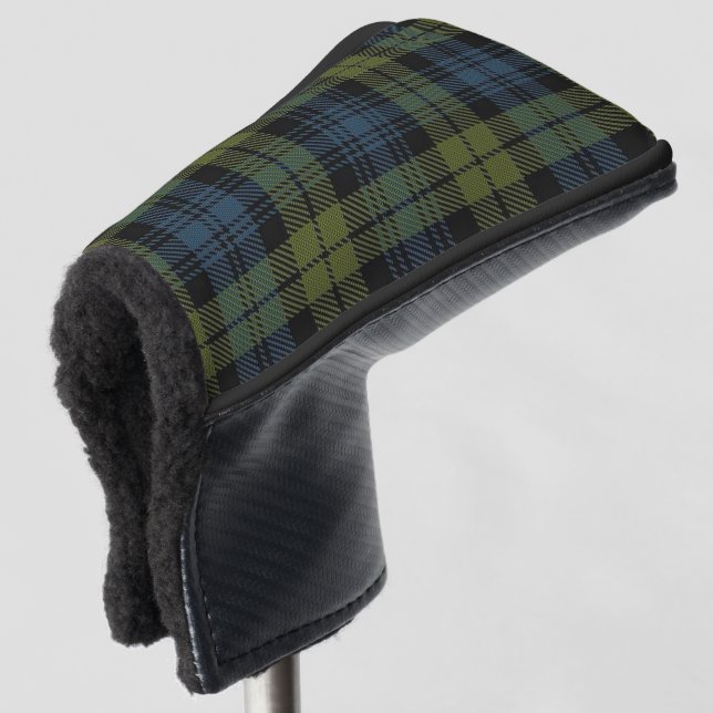 Scottish Colours Campbell Tartan Plaid Golf Head Cover (3/4 Front)