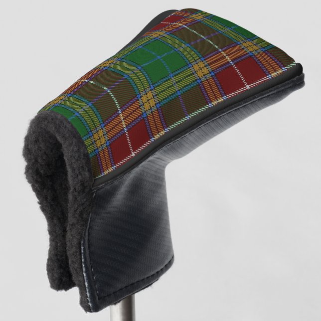 Scottish Colours Clan Baxter Tartan Plaid Golf Head Cover (3/4 Front)