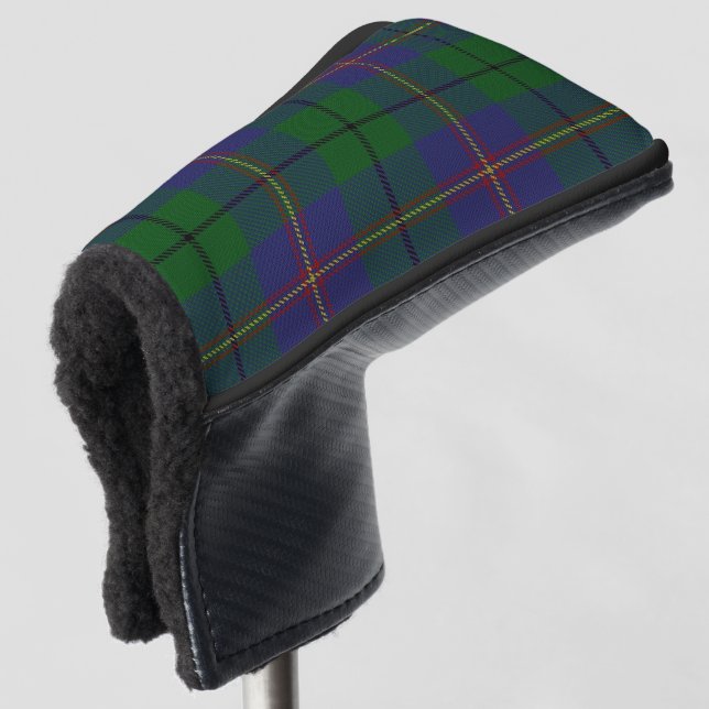 Scottish Colours Clan Carmichael Tartan Plaid Golf Head Cover (3/4 Front)