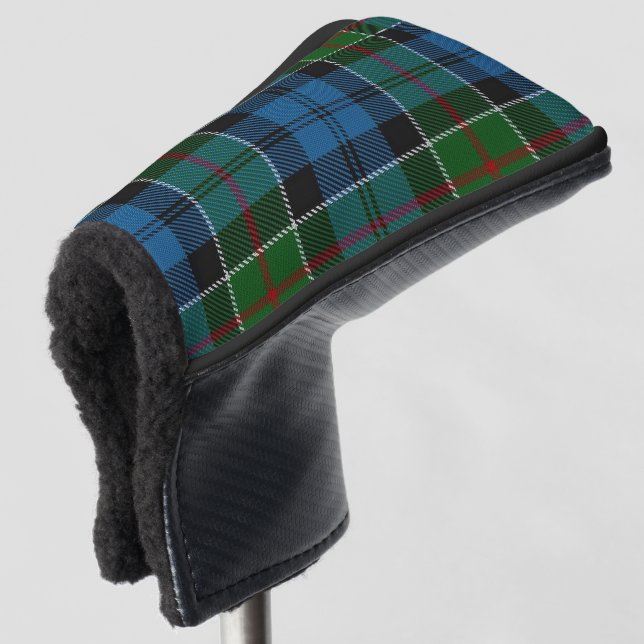 Scottish Colours Clan Colquhoun Tartan Plaid Golf Head Cover (3/4 Front)