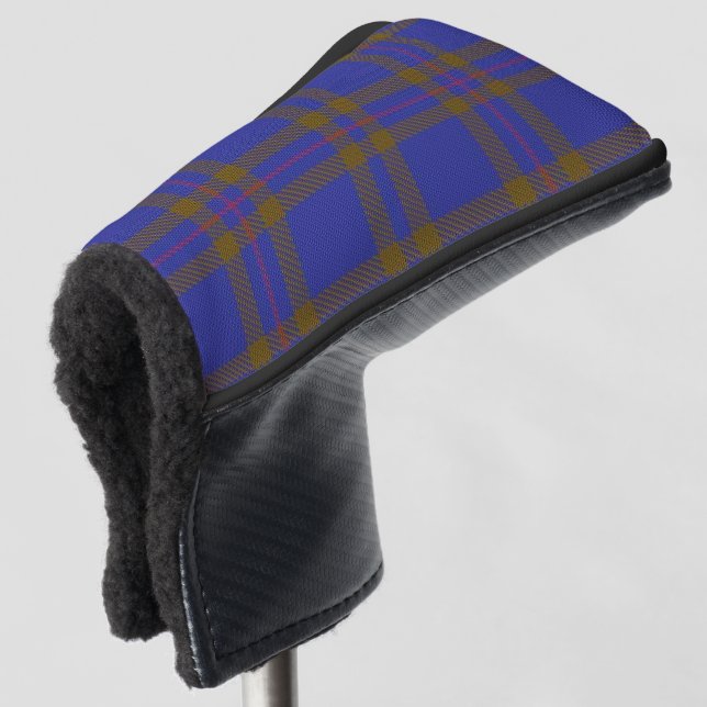 Scottish Colours Clan Elliot Elliott Tartan Plaid Golf Head Cover (3/4 Front)
