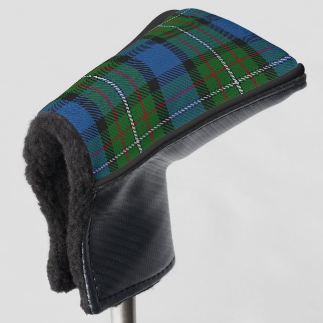 Scottish Colours Clan Fergusson Ferguson Tartan Golf Head Cover (3/4 Front)