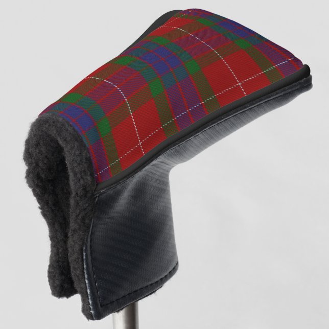Scottish Colours Clan Fraser Tartan Plaid Golf Head Cover (3/4 Front)