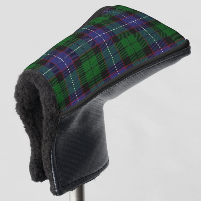 Scottish Colours Clan Galbraith Tartan Plaid Golf Head Cover (3/4 Front)