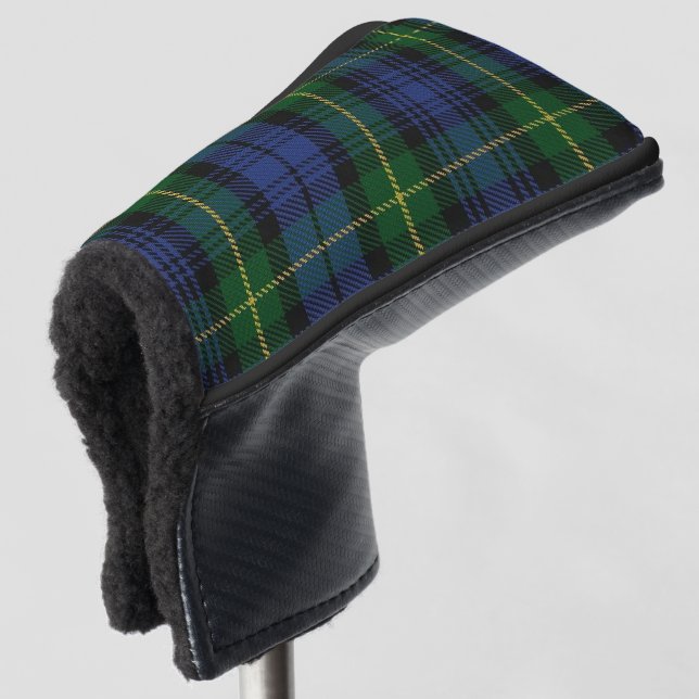 Scottish Colours Clan Gordon Tartan Plaid Golf Head Cover (3/4 Front)