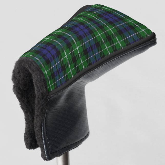 Scottish Colours Clan Graham Tartan Plaid Golf Head Cover (3/4 Front)