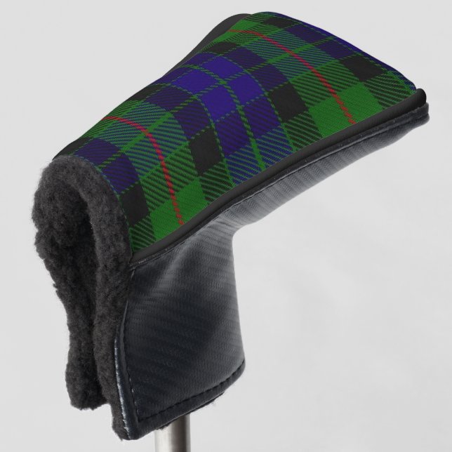Scottish Colours Clan Gunn Tartan Plaid Golf Head Cover (3/4 Front)