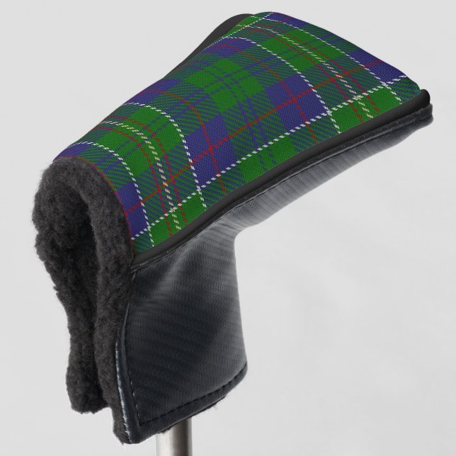 Scottish Colours Clan Hunter Tartan Plaid Golf Head Cover (3/4 Front)