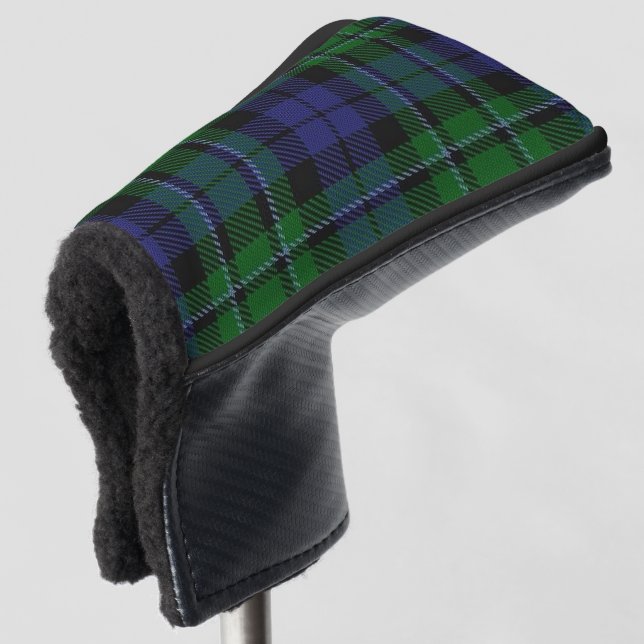Scottish Colours Clan MacCallum Tartan Plaid Golf Head Cover (3/4 Front)