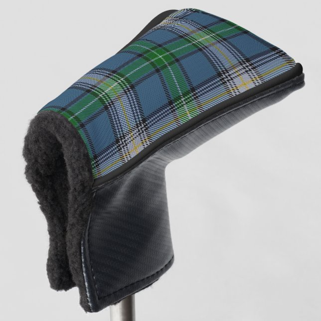 Scottish Colours Clan MacDowall Tartan Plaid Golf Head Cover (3/4 Front)