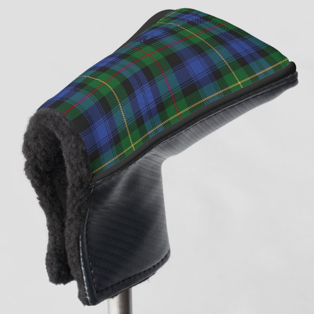 Scottish Colours Clan MacEwen Tartan Plaid Golf Head Cover (3/4 Front)