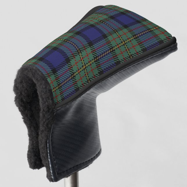 Scottish Colours Clan MacLaren Tartan Plaid Golf Head Cover (3/4 Front)