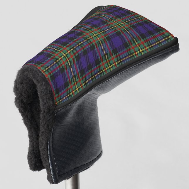 Scottish Colours Clan MacLellan Tartan Plaid Golf Head Cover (3/4 Front)
