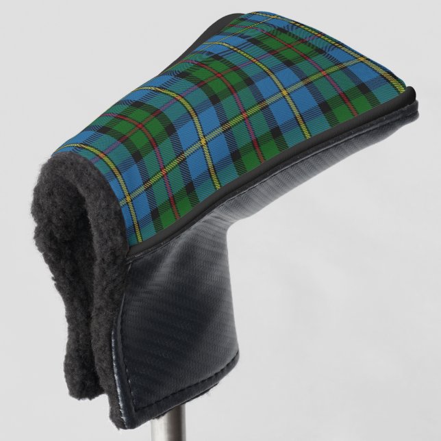Scottish Colours Clan MacLeod of Harris Tartan Golf Head Cover (3/4 Front)