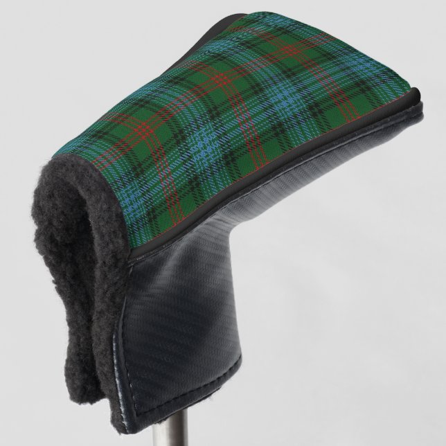 Scottish Colours Clan Ross Hunting Tartan Plaid Golf Head Cover (3/4 Front)