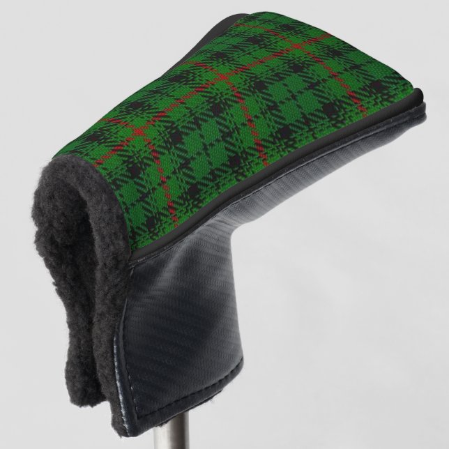 Scottish Colours Clan Urquhart Tartan Plaid Golf Head Cover (3/4 Front)