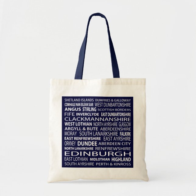 Scottish Counties Tote Bag (Front)