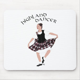 Scottish Country Dancer Mouse Mat