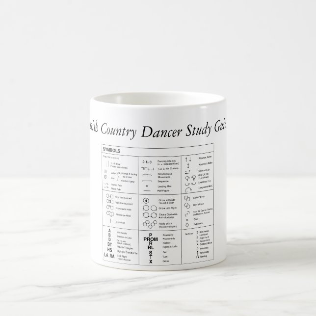 Scottish Country Dancer Study Guide Mug (Center)