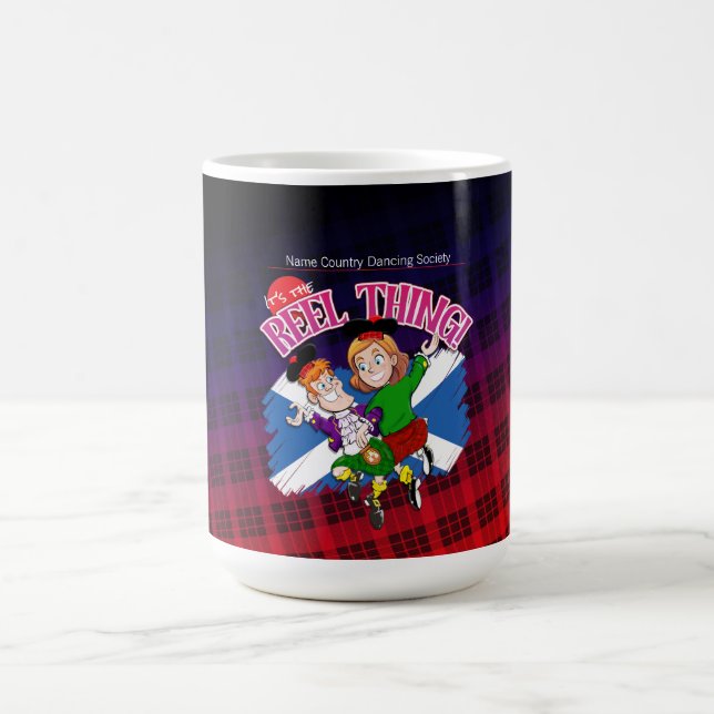 Scottish Country Dancing - It's the REEL THING! Coffee Mug (Center)