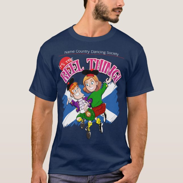 Scottish Country Dancing - It's the REEL THING! T-Shirt (Front)