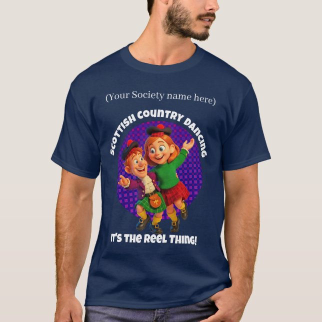 Scottish Country Dancing - It's the Reel Thing! T-Shirt (Front)