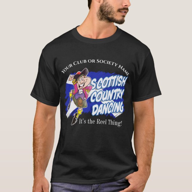 SCOTTISH COUNTRY DANCING - It's the Reel Thing! T-Shirt (Front)
