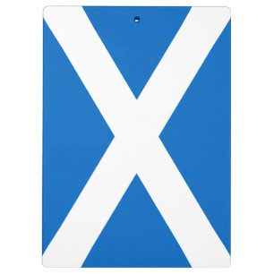 Scottish Cross Scotland Colours Clipboard