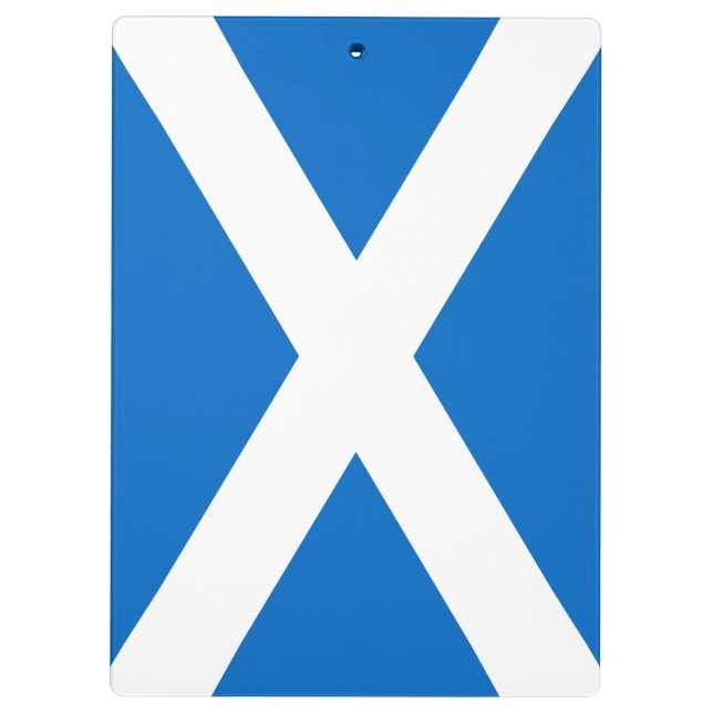 Scottish Cross Scotland Colours Clipboard (Back)