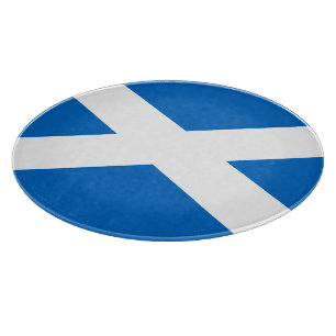 Scottish Cross Scotland Colours Cutting Board