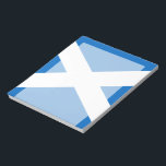 Scottish Cross Scotland Colours Notepad<br><div class="desc">A bold Scottish flag design on a  great custom gift. 
 
 Embroidery designs are available in a selection of popular colour options.  

 



 
Use the "Ask this Designer" link to contact us with your special design requests or for some assistance with your customisation needs.</div>