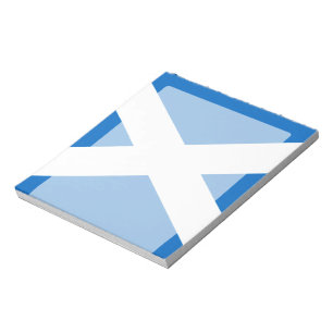 Scottish Cross Scotland Colours Notepad