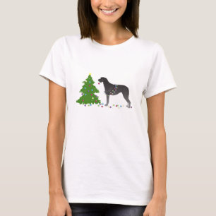 Scottish Deerhound Christmas Design T-Shirt