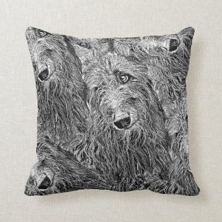 Scottish deerhound coursing cushion