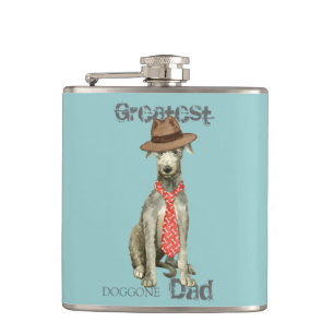 Scottish Deerhound Dad Hip Flask
