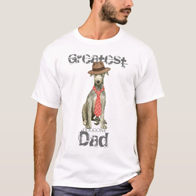 Scottish Deerhound Dad T-Shirt (Front)