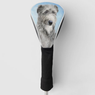 Scottish Deerhound Painting - Cute Original Dog Ar Golf Head Cover